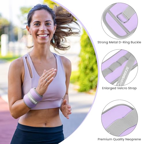 Ankle Weights 1/2/3/4/6/8/10 LB 1 Pair Wrist Leg Arm Weights for Women Men, Strength Weighted for Walking, Running, Jogging, Fitness, Gym Workout