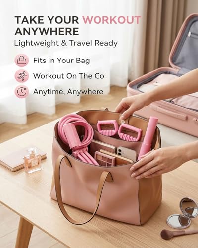 Pedal Resistance Band with Handle Durable 8-Tubes Multifunction Tension Rope Multifunctional Elastic Yoga Resistance Bands with Handles Full Body Exercise for Arms Legs Waist