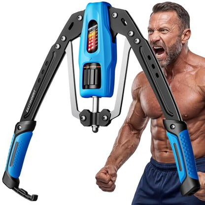 EAST MOUNT Twister Arm Exerciser, Adjustable Hydraulic Resistance 22–440 lbs, Arm Chest & Shoulder Strength Trainer for Home Workouts, Upper Body Muscle Builder, Fitness Training Equipment