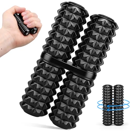 Dilabnba Hand Roller Pain Fidget Toy for Adult Anti Anxiet Stress Relief, Metal Thumb-Press Massage Style for Promotes Focus Clarity, Gift for Valentine Easter Chamstic - Black - color: Black