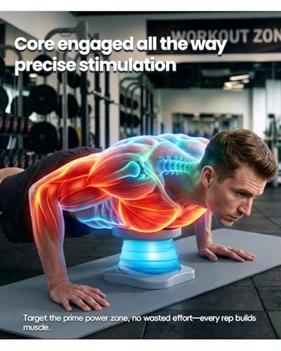Push Up Trainer for Beginners, Push Up Assist Device with Waist &Core Support, Reduces Body Weight Load, Push Up Helper for Home Chest Workout, Upper Body Strength Training Equipment