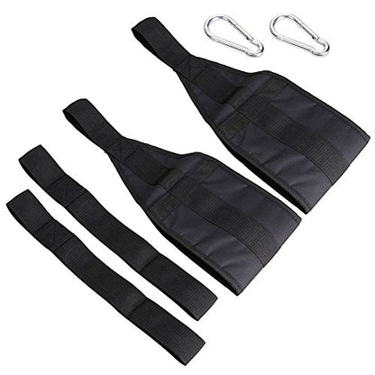 Padded Hanging Ab Belt Pull Up Muscle Abdominal Carver Ab Straps Home Gym Equipment