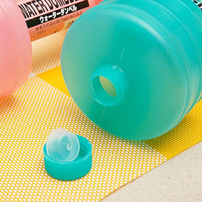 Random Water Filled Dumbbell Adjustable Weight Fitness Equipment For Women Home Office Workout Pink Green Polypropylene 26x10 cm 92 cm Handle