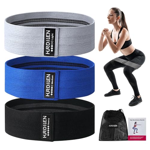 Resistance Bands for Working Out, Exercise Workout Bands for Women & Men, 3 Levels Elastic Stretch Bands for Exercise with Carry Bag for Physical Therapy, Home Fitness, Strength Training, Yoga - color: Black,Blue,Light Grey