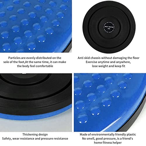 Wobble Board,Twist Board Exercise Training Waist Disc Non-Slip Safety Platform Body Shaping Twister for Legs Waist Workout Black Balance Boards