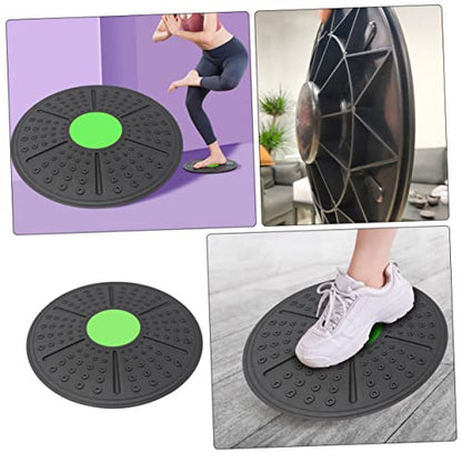 Mikikit Balance Training Board with Raised Massage Points Non Slip PP Material Fitness Tool for Core Strength Stability Coordination Improvement Durable Balance Exercise Pedal for Home and