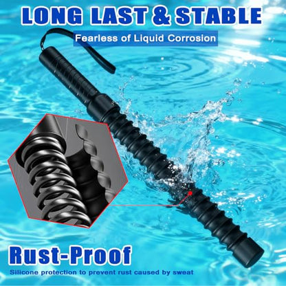 Weighted Ropeless Battle Ropes -1 lbs Each | √ Ropeless | √ Home Gym | √ Gym Equipment for Home | √ Adjustable | √ Portable | √ Home Workout