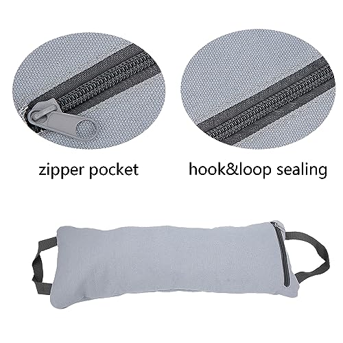 Yoga Sandbag Workout Bag, Sand Bags with Two Handle Design for Weight Training，Yoga Weights and Resistance Training（8.3x20.9In，Not Filled with Sand）
