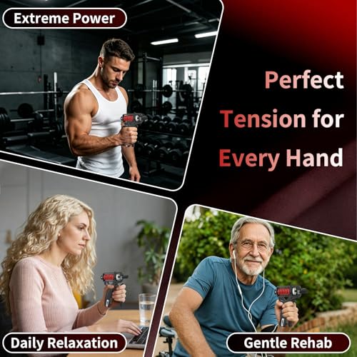 Adjustable 11-350 Lbs, Grip Strength Trainer, Forearm Hand Exerciser for Strength with Digital Counter, Hand Gripper Strengthener for Athletes Muscle Building Hand Treatment Strength Recovery.
