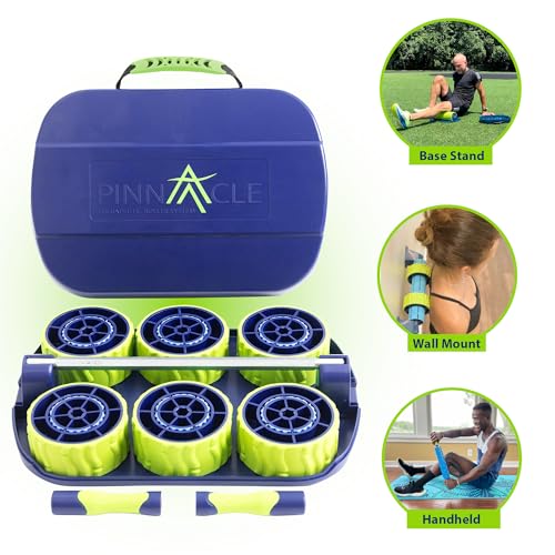 Pinnacle TRS Massage Roller - Modular Portable Muscle Roller for Sore Muscles and Full Body Adjustments - style: TRS