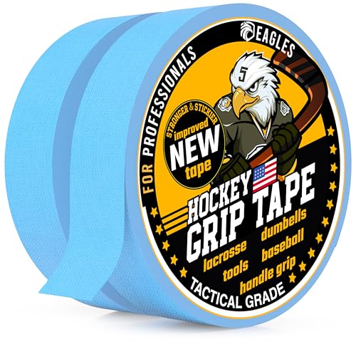 Hockey Tape Navy Blue 1inch Grip Tape 2 Roll Athletic Sports Tape Water-Resistan Multipurpose Cloth Tape for Lacrosse Baseball & Softball Bats, Pullup Bars, Sports Gift Gymnastics Bar Wrist Ankle - color: Navy Blue