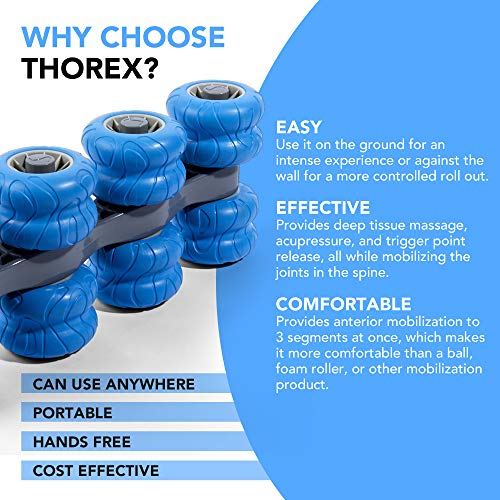 8-Wheel Back Massager and Neck Knot Remover - Chiropractor Approved Manual Deep Tissue Massage Tool for Upper Back, Trapezius Pain Relief and Trigger Point Therapy - Self Recovery Muscle Stick