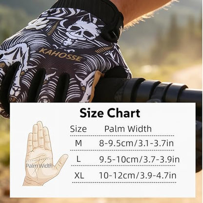 Breathable & Anti-Slip Cycling Gloves,Bike Gloves for Men Women,Lightweight Sports Gloves with Sweat Absorption for Fitness Cycling, Training, Road & Mountain Biking