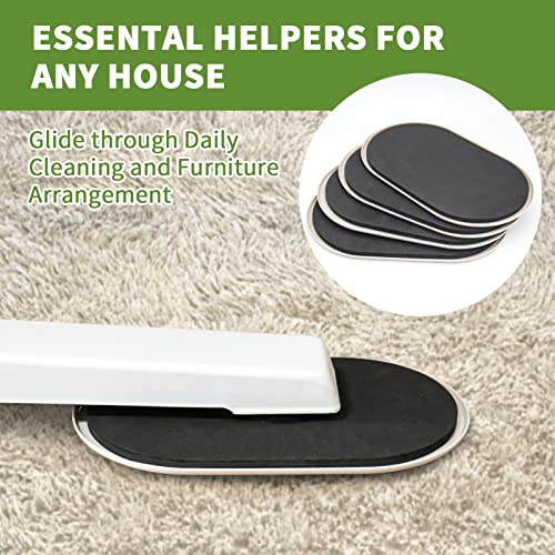 Furniture Sliders for Carpet 4 PCS - 9 1/2" Beige - size: 4 PCS 9 1/2 inch Beige