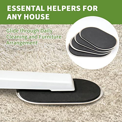Furniture Sliders for Carpet 4 PCS - 9 1/2" Beige - size: 4 PCS 9 1/2 inch Beige