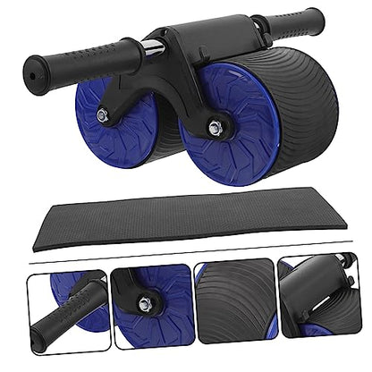 1Set Professional Abdominal Muscle Wheel Roller Mute Fitness Equipment for Home Workouts Durable and Portable Ab Wheel for Targeted Stomach Training for Beginners