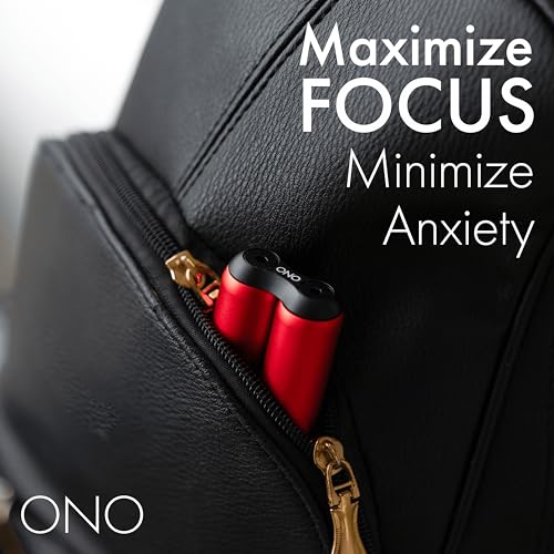 ONO Roller - Handheld Fidget Toy for Adults | Help Relieve Stress, Anxiety, Tension | Promotes Focus, Clarity | Compact, Portable Design (Red, Junior Size - Aluminum) - size: Junior Size, style: Aluminum - Red