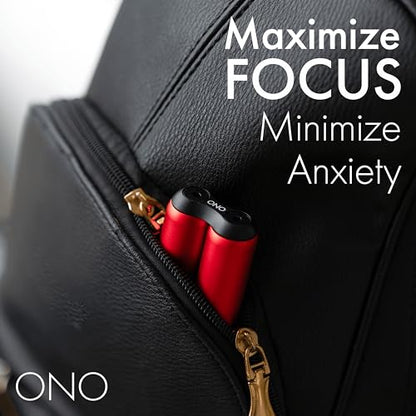ONO Roller - Handheld Fidget Toy for Adults | Help Relieve Stress, Anxiety, Tension | Promotes Focus, Clarity | Compact, Portable Design (Red, Junior Size - Aluminum) - size: Junior Size, style: Aluminum - Red
