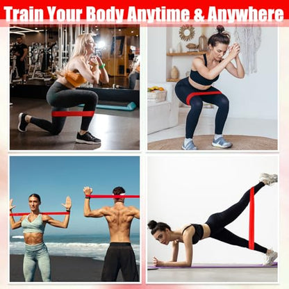 Resistance Bands Resistance Loop Exercise Bands Exercise Equipment Elastic Ring for Women and Men Home Fitness, Gym, Yoga