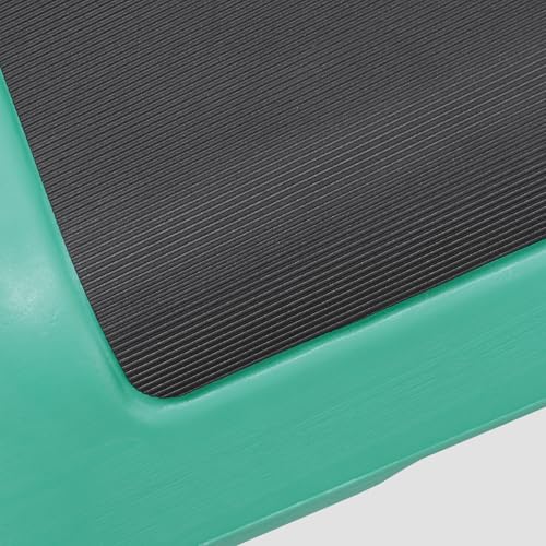 ZENY 16" x 16" High Aerobic Step Aerobics Stepper Platform with 4 Risers, Exercise Workout Stepper, Home Gym Equipment, Fitness Step Platform, Adjustable Aerobic Stepper