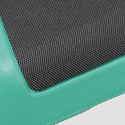 ZENY 16" x 16" High Aerobic Step Aerobics Stepper Platform with 4 Risers, Exercise Workout Stepper, Home Gym Equipment, Fitness Step Platform, Adjustable Aerobic Stepper