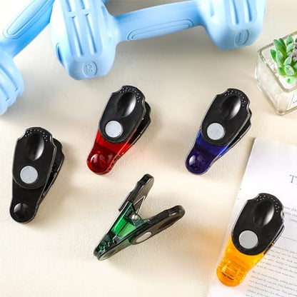 Shappy 10 Pcs Graded Pinch Exerciser Grip Finger Strength Trainer Pinch Clips Rehab Thumb Exerciser Hand Therapy Equipment for Recovery Conditioning from Injuries Surgery, 5 Colors