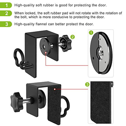 Heavy Duty Door Anchor for Fitness Training - Compatible with Resistance Bands, Suspension Straps and More - Ideal for Home Gym Workout, Strength Training, Physical Therapy
