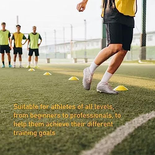 Speed Agility Training Kit with 10 Cones & Bag, Football Soccer Training Equipment for All Athletes - Portable Footwork Ladder Set for Indoor Outdoor Sports Drills