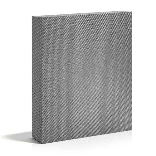 Exercise Balance Pad-15.6"x13" Non-Slip Stability Trainer Pad, 2 Inch Thick Foam Exercise Pad for Physical Therapy, Yoga, Core Training & Stability Training - color: Gray-15.6x13x2 Inches
