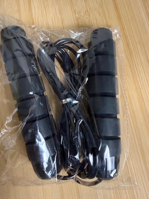 Fitness Jump Rope with Comfort Grip, Adjustable Length, Speed Jumping
