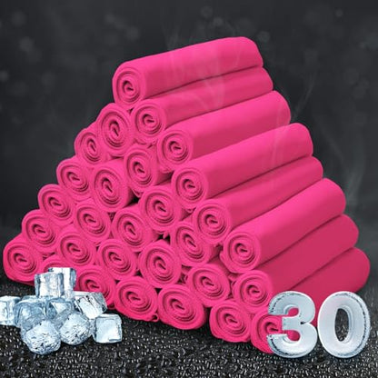 Honoson Cooling Towel Bulk - Neck & Face Cool Chilly Towels Microfiber Breathable Sport Sweat Rag for Gym, Yoga, Travel, Camping, Running, Outdoor