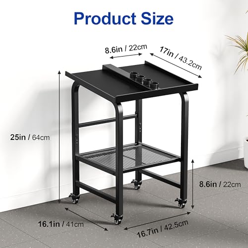Dumbbell Stand Fits For Adjustable Weights Dumbbell Rack With Wheels 500lbs Loading（Rack Only）