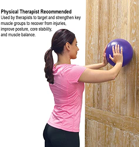 Balego® Pilates Mini Ball, Purple, 9 Inch