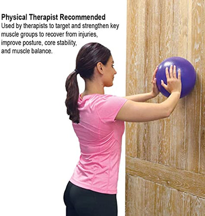 Balego® Pilates Mini Ball, Purple, 9 Inch