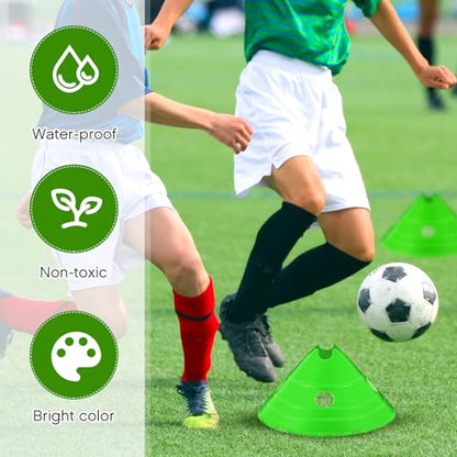 Jumbo Soccer Cones Big Training Disc Cone - color: Green