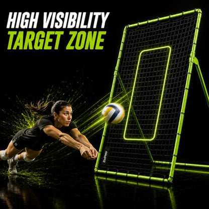 Volleyball Rebounder Net Volley Ball Bounce Back Practice Equipment