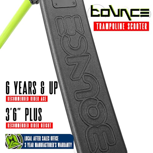 Bounce Trampoline Pro Scooter for Tricks – Real Headtube, Pro T-Bar, Foam Deck – Indoor & Outdoor Stunt Practice – Madd Gear