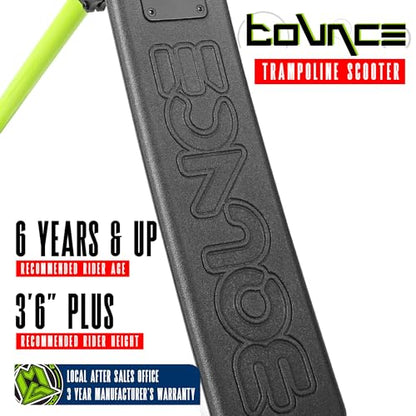 Bounce Trampoline Pro Scooter for Tricks – Real Headtube, Pro T-Bar, Foam Deck – Indoor & Outdoor Stunt Practice – Madd Gear
