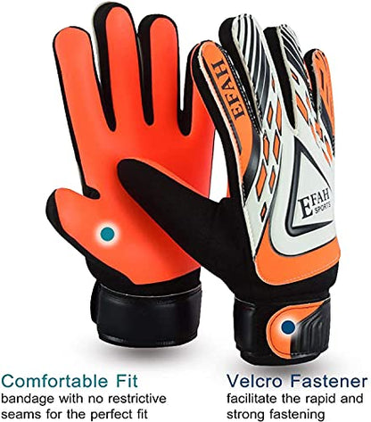 Soccer Goalie Goalkeeper Gloves for Kids Boys Children Football Gloves with Strong Grips Palms