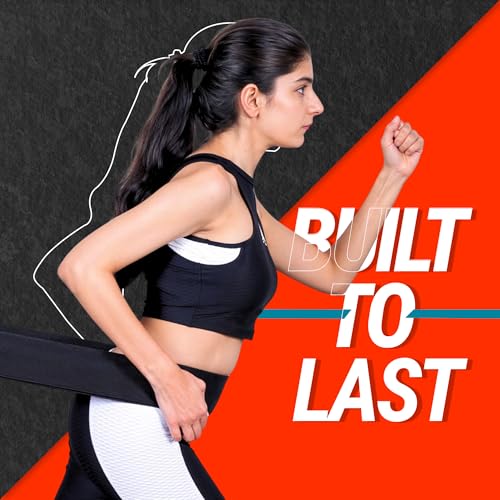 76 Inches Long Heavy Fabric Resistance Bands for Women and Men - Non-Slip, Durable Exercise Bands for Stretching, Yoga, Home Fitness - color: Black 76" Long Belt