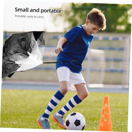 BESPORTBLE Training Resistance Parachute Lightweight Drag Parachute for Enhanced Athletic Performance for Stamina Building and Endurance Training Portable Design for Athletes The Go