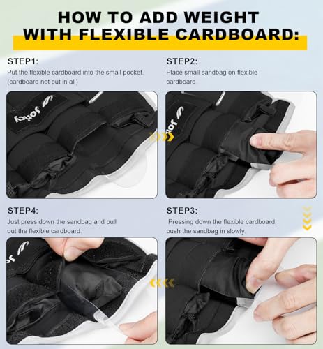 Adjustable Ankle Weights for Women Men 1 2 4 5 6 8 10 LBS 1 Pair Leg Weights Wrist Hand Arm Weights with Removable Weight Strength Training Weight for Walking Running Gym Fitness Physical Therapy