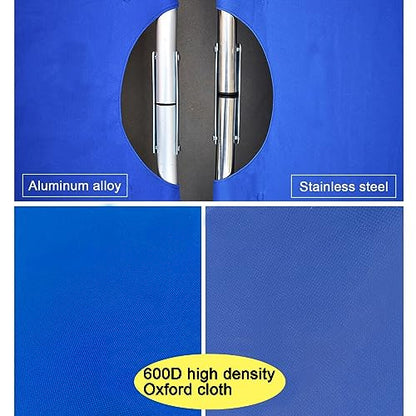 Portable Folding Stretcher - Aluminum Alloy Spine Board for Emerncy Use, Hospitals, Clinics, Home Care & Sports - Stainless Steel, 200x53cm - color: Aluminum Alloy