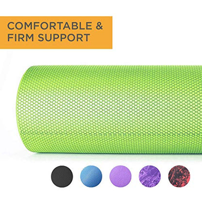 Maximo Fitness Foam Roller - High Density Exercise Roller for Trigger Point Self Massage, Muscle and Back Roller for Fitness, Physical Therapy, Yoga and Pilates, Gym Equipment