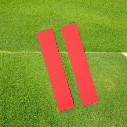 minkissy 12pcs Smooth Crimson Field Court Spot Markers for Soccer Football Tennis Court Line Marking Pads Anti-Slip Ground Markers for Sports Training and Agility Drills