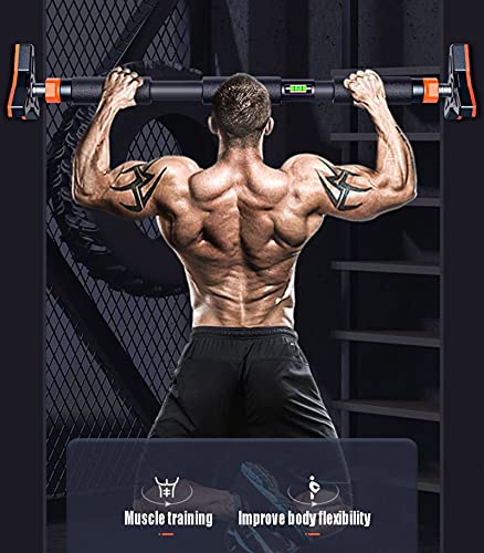Pull Up Bars Chin Up Bar for Doorway, Portable Pullup Chin Up Bar Home, No Screws Multifunctional Fitness Horizontal Bar, 73-175CM, Load 250kg - size: 73-100cm