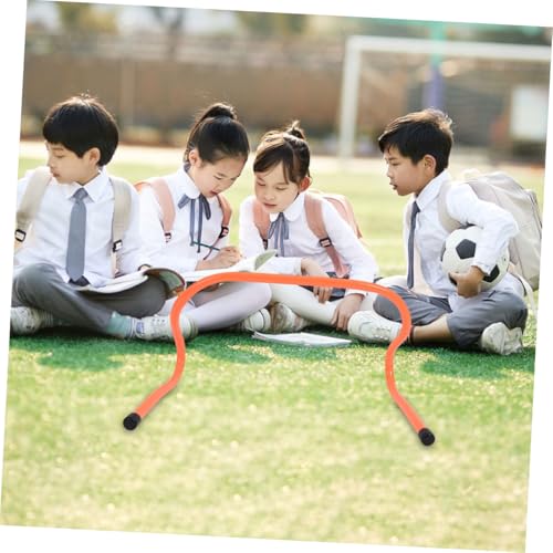 Abaodam 3pcs Agility Hurdles for Sports Training Lightweight Plastic Track Hurdles for Boys and Girls Athletes Speed and Coordination Skills for Football Soccer and Track Training