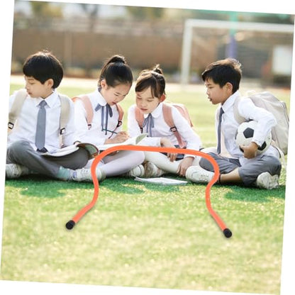 Abaodam 3pcs Agility Hurdles for Sports Training Lightweight Plastic Track Hurdles for Boys and Girls Athletes Speed and Coordination Skills for Football Soccer and Track Training