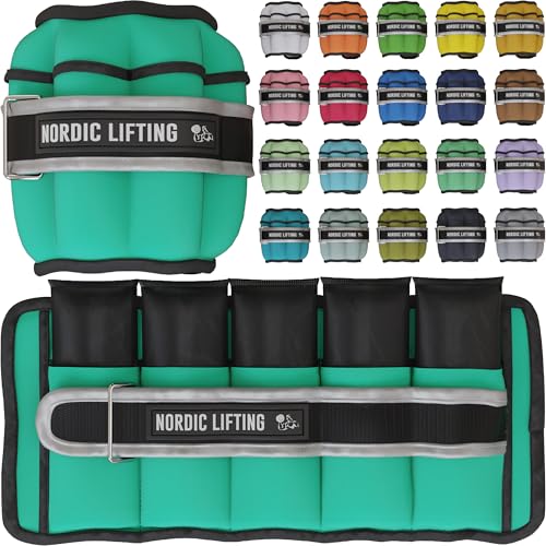 Adjustable Ankle Weights for Women & Men – 1 Pair (2–10 lbs) Wrist, Arm & Leg Weights for Gym, Yoga & Home Workouts – Secure Fit Strap Design – Durable Fitness Training Equipment - color: Moss Green