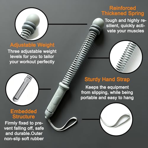 Weighted Ropeless Battle Ropes, Premium Exercise Equipment for Strength, HIIT Training. Upgraded Cordless Ropes Design with Adjustable Weight. for Men and Women. for Home and Travel Workouts.